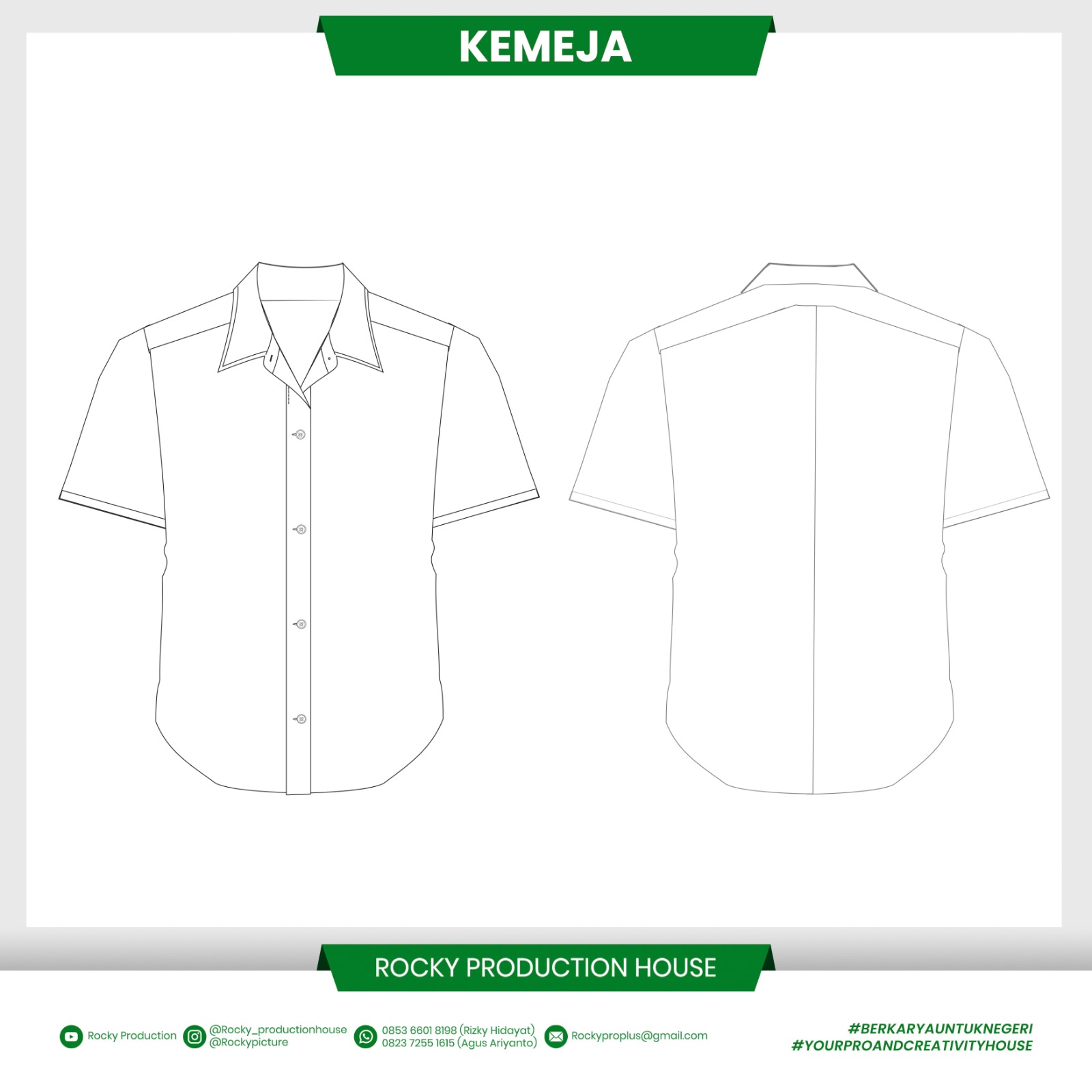 KEMEJA PUTIH POLOS