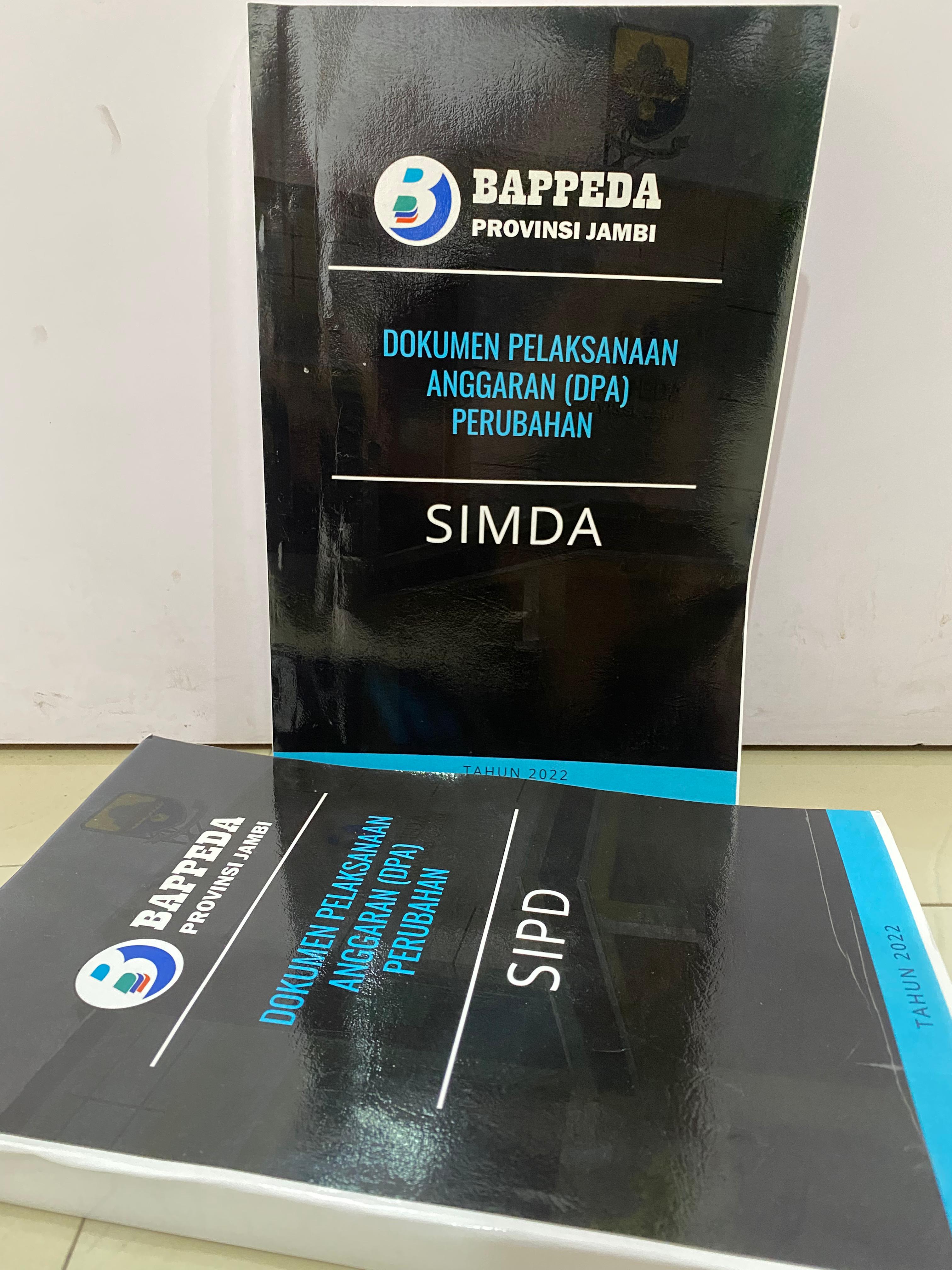 cetak buku DPA Perubahan