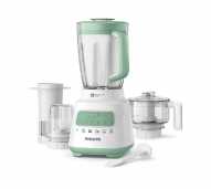 Blender Philips 2 Liter HR2223 HR 2223 4 in 1 Plastik Juicer Chopper Dry Mill