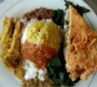 Nasi Bungkus Telur Dadar