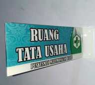 MEREK DINDING / PAPAN NAMA RUANGAN