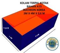 TERPAL KOLAM KOTAK 3X4X0,6M