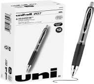 pena uni ball signo 207 0.7 mm retractable gel satuan