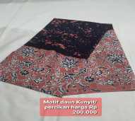 Batik daun kunyit mix percikan