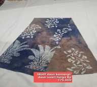 Batik Motif daun kemangi daun sawit