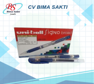 PULPEN UNIBALL SIGNO BIRU (ISI 12)