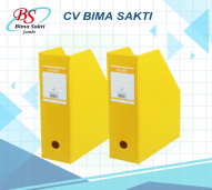 Bantex Box File- Magazine File 10 CM YELLOW