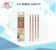 Deli Pencil 2B Nature Wood S909 (isi 12)