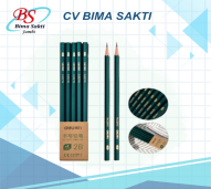 Deli Pencil 2B Dark Green 7084 (isi 12)