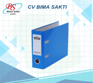 Bantex Ordner GLOSSY A5 7 CM Kwitansi - Biru