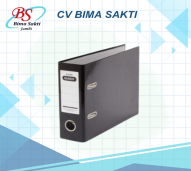 Bantex Ordner GLOSSY A5 7 CM Kwitansi - Hitam
