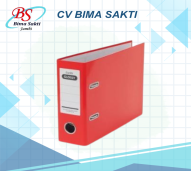 Bantex Ordner GLOSSY A5 7 CM Kwitansi - Merah