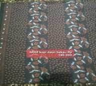 Batik motif kopi daun bakau