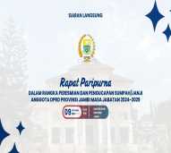 Live (Pelantikan DPRD Provinsi Jambi Terpilih 2024 - 2029)