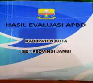 Cetak keputusan gub. Jambi tentang Hasil Evaluasi APBD Kab/Kota