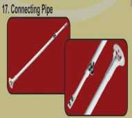 Connecting Pipe Untuk Rel H&H Maupun Rel Flexy