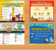 Cetak leaflet atau poster, bahan ap 150 gram uk 60x42 cm fuul color + laminating