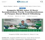 Adikarya Parlemen DPRD Jabar H Nasir