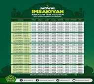 JADWAL IMSYAKIYAH