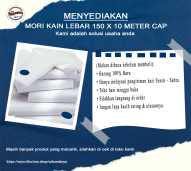 MORI KAIN LEBAR 150 X 10 METER CAP