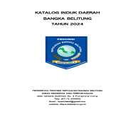 BUKU KATALOG INDUK DAERAH BANGKA BELITUNG