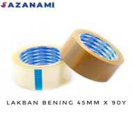 ISOLASI SELOTIP LAKBAN BENING 2 INCH SAZANAMI