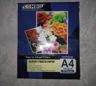 KERTAS FOTO GLOSSY PHOTO PAPER A4 230 GR COMBO