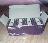BINDER CLIP PENJEPIT KERTAS NO. 107 COMBO (PAK)