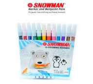 SNOWMAN SPIDOL KECIL 12 WARNA
