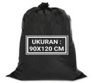 PLASTIK SAMPAH HITAM 90 x 120