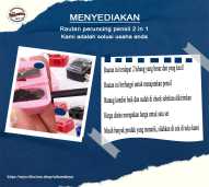 Rautan Peruncing Pensil 2 in 1