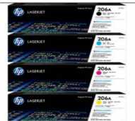 Tinta Toner Hp 206A black colour original 1set for M255 MFP M282 M283