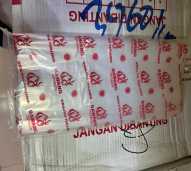 Kantong pelastik PE merk bawang 40x60cm