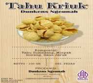 Tahu Kriuk Dunkens Ngeunah Kemasan 100 Gram