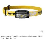 Senter LED Spesifikasi NITECORE NU17 chargerable CREE XP-G2 53 130 Lumens - Black