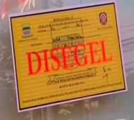 cetak stiker segel penertiban aset