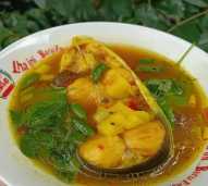 Paket Tempoyak Ikan Sungai (Nasi, Sambal Macang, Tempe)