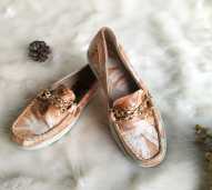 Sepatu Flat Material