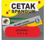 Spanduk 1x4