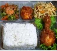 Nasi Kotak Ayam Goreng Bumbu Bali