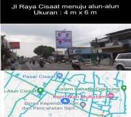 Outdoor Advertising - Papan Reklame di Kab. Sukabumi Jl. Raya Cisaat (menuju Alun-Alun)