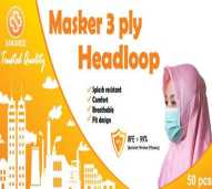 MASKER HEADLOOP SAKAMED / MASKER HIJAB