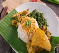 Nasi Bungkus Gulai Tunjang