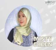 Pashmina Silk Malay-Misty Green