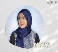 Pashmina Silk Malay-Navy